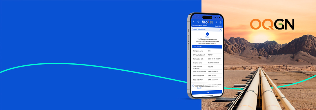 You can subscribe to OQGN IPO on the app<br/>